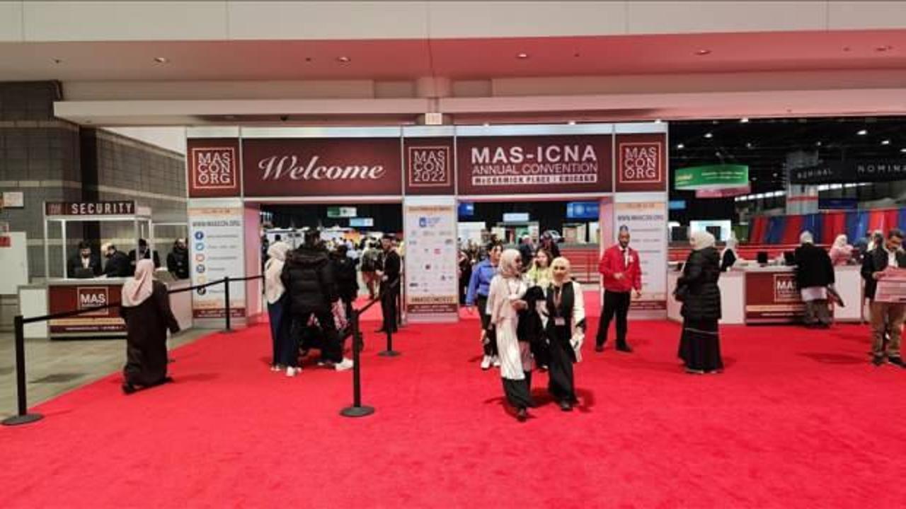 ABD'de 30 binden fazla M&uuml;sl&uuml;man'ın katıldığı Chicago'daki yıllık kongre s&uuml;r&uuml;yor