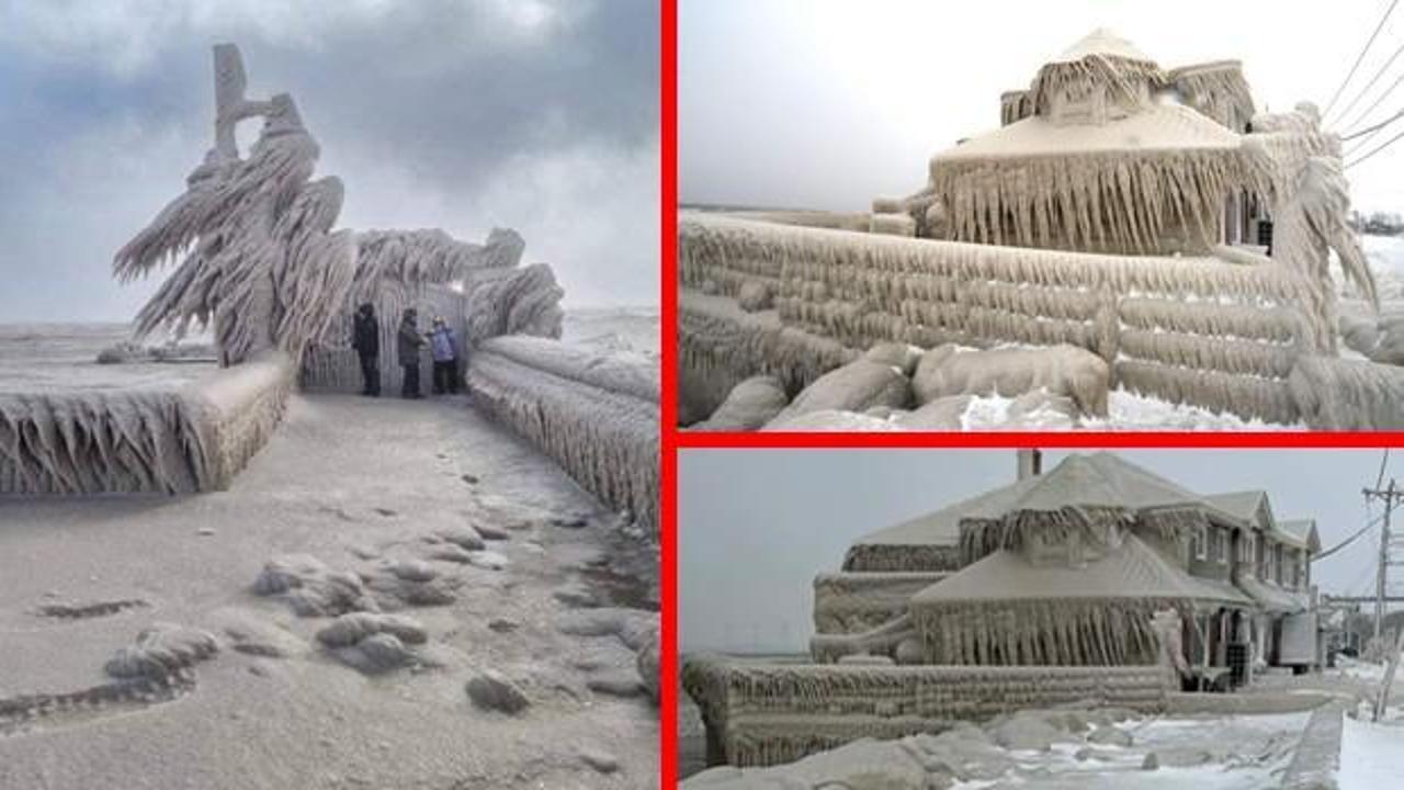 ABD'de kar fırtınası en &ccedil;ok Buffalo'yu vurdu: Evler buz tuttu