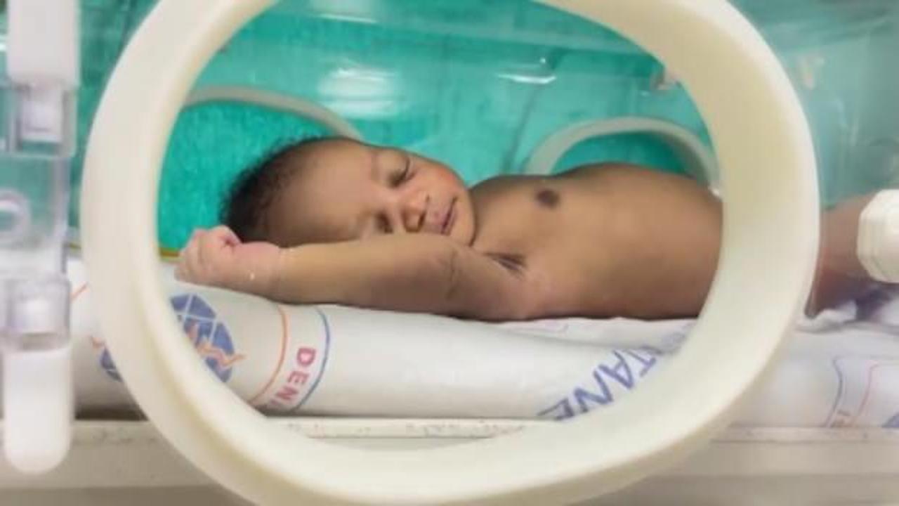 Eşinin hastalığı i&ccedil;in geldiği T&uuml;rkiye'de doğum yaptı