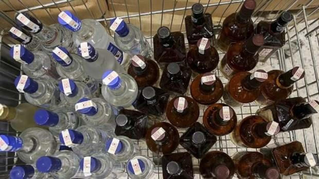 İstanbul’da 500 litre sahte içki ele geçirildi