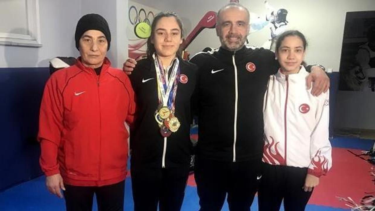 Milli tekvandocu Sude Yaren Uzun&ccedil;avdar'ın hayali olimpiyatlar!