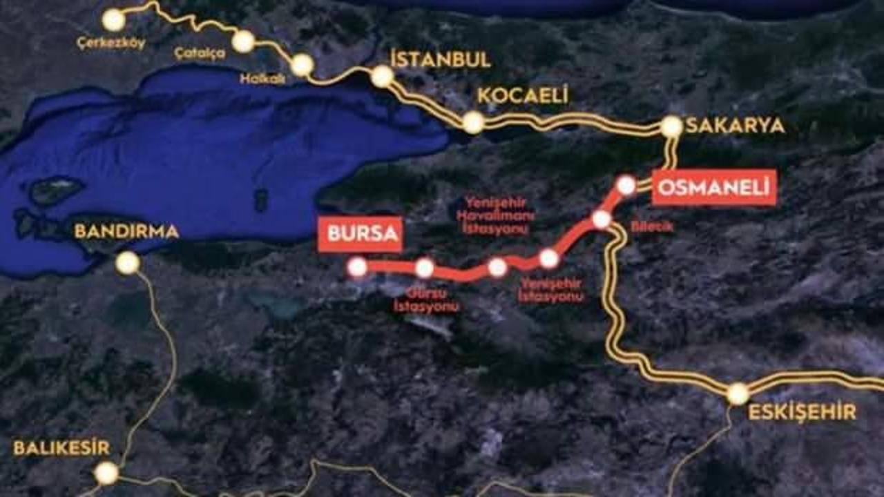 ''Ankara-Bursa ve Bursa-İstanbul arası 2 saat 15 dakika olacak''
