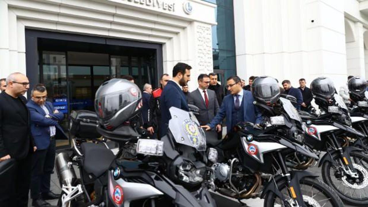Bağcılar Belediyesi, emniyete 10 motosiklet hibe etti