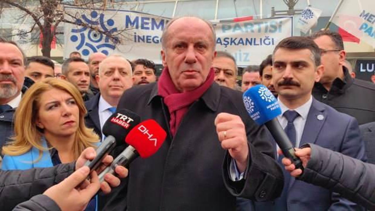 Muharrem İnce: Bunlar kafalarını peynir ekmekle yediler