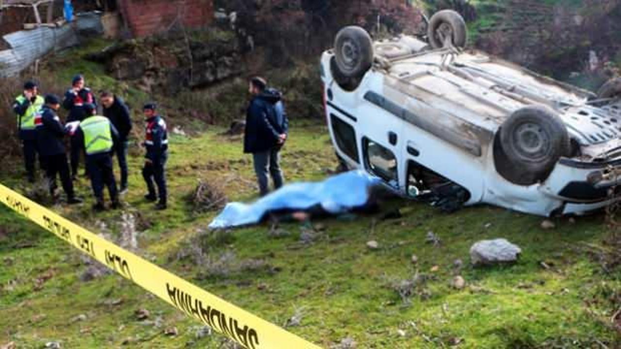 Tokat'ta y&uuml;rek burkan kaza: Devrilen ara&ccedil;taki anne ve kızı &ouml;ld&uuml;, 3 kişi yaralandı