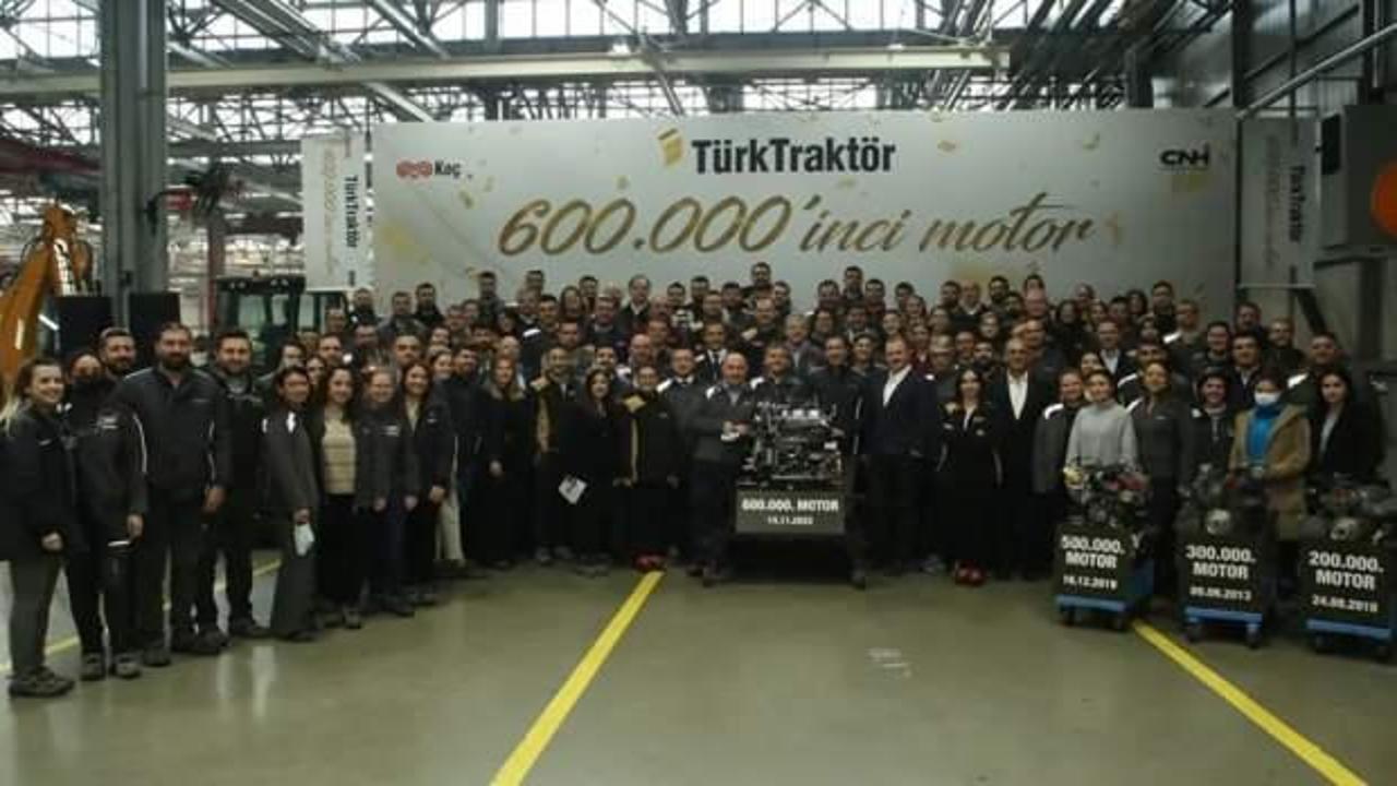 TürkTraktör, 600 bininci motorunu üretti