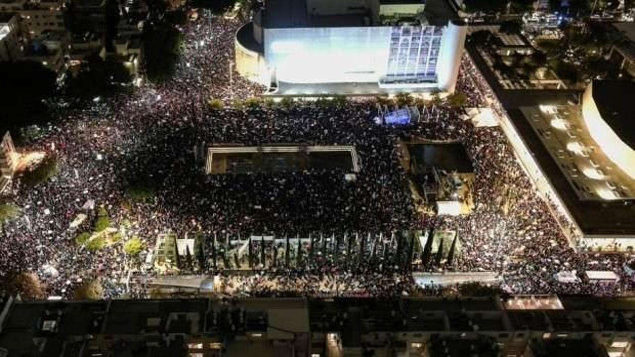 Netanyahu, 80 bin kişiyi sokağa döken yargı planını savundu