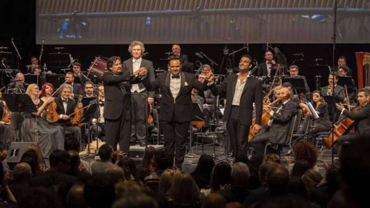İstanbul’da dünyaca ünlü üç tenor aynı sahnede buluştu