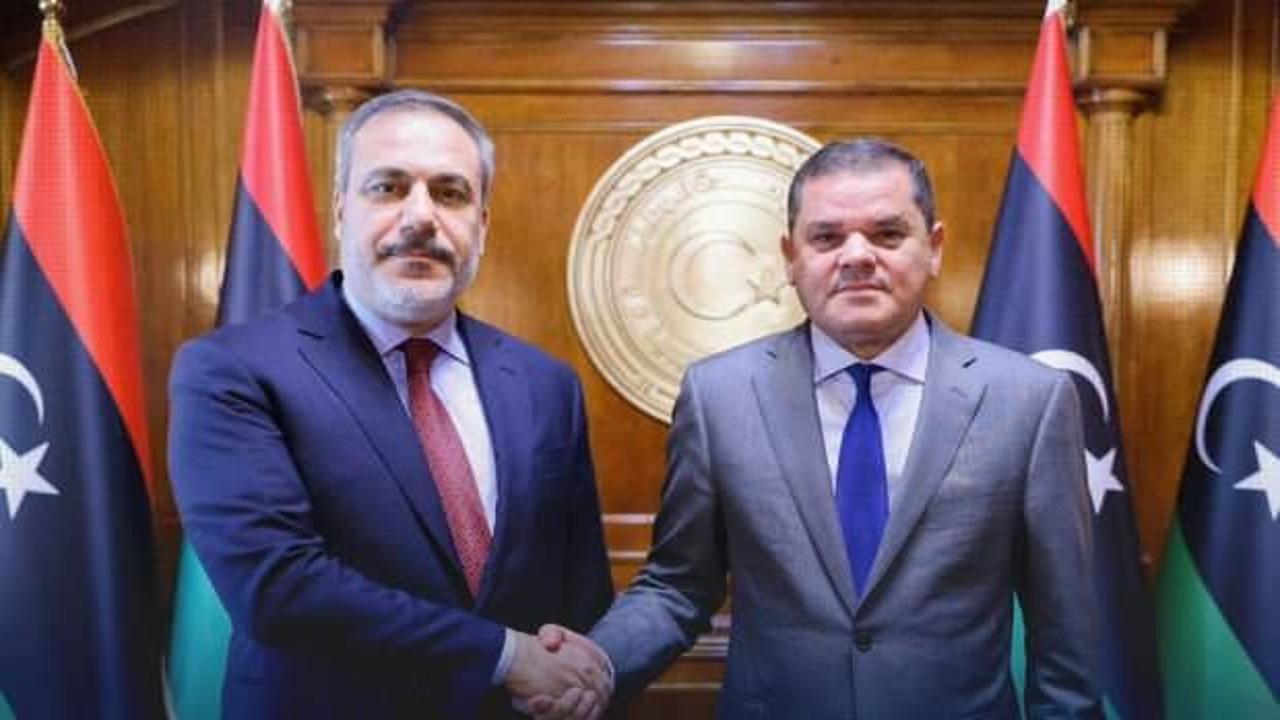 MİT Başkanı Hakan Fidan Libya Başbakanı ile görüştü