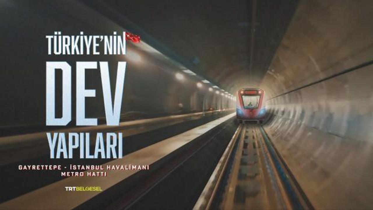 Türkiye'nin en hızlı metrosunun yapılış öyküsü ilk kez TRT Belgesel'de