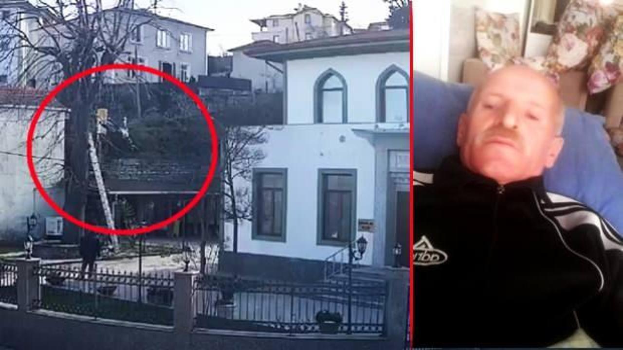 Kastamonu&rsquo;da camide bah&ccedil;esindeki ağa&ccedil;ları budamak isteyen adamın feci &ouml;l&uuml;m&uuml;!