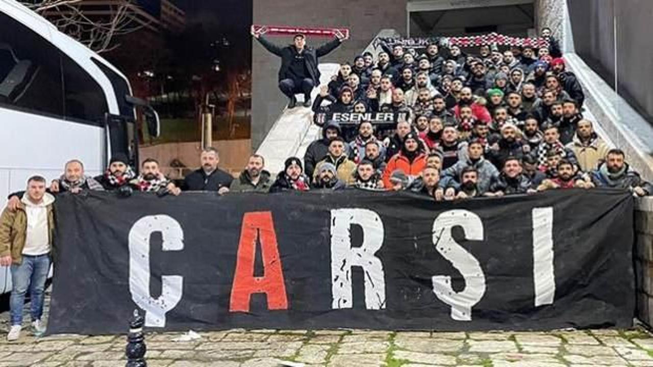 Beşiktaşlı 120 taraftar depremzedelere destek i&ccedil;in yola &ccedil;ıktı