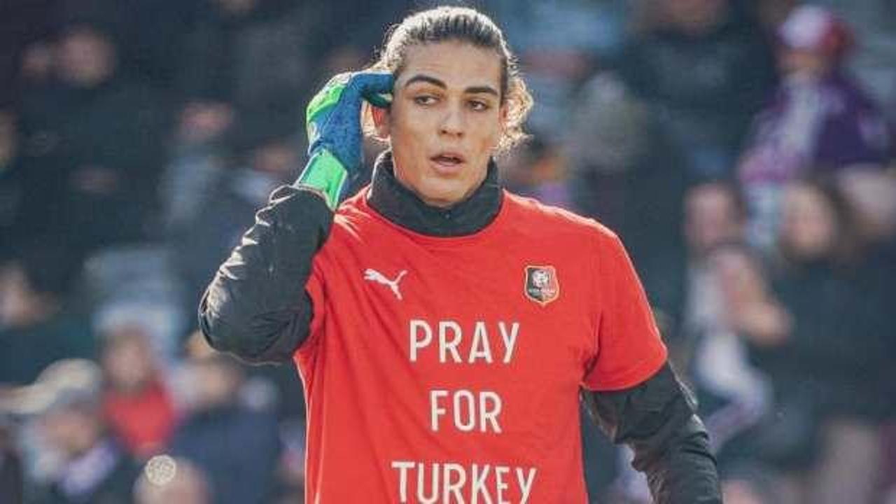 Doğan Alemdar, 'Türkiye için dua edin' tişörtüyle sahada