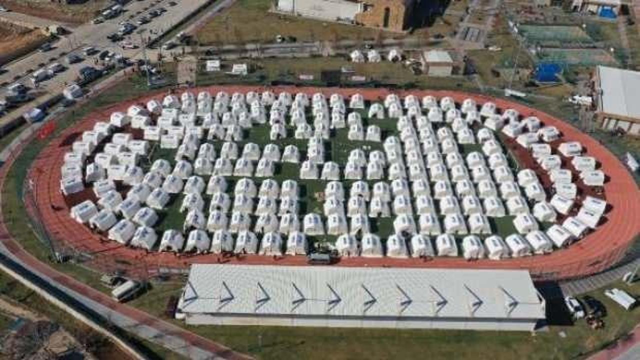 Gaziantep'te çadır kentler kuruluyor 