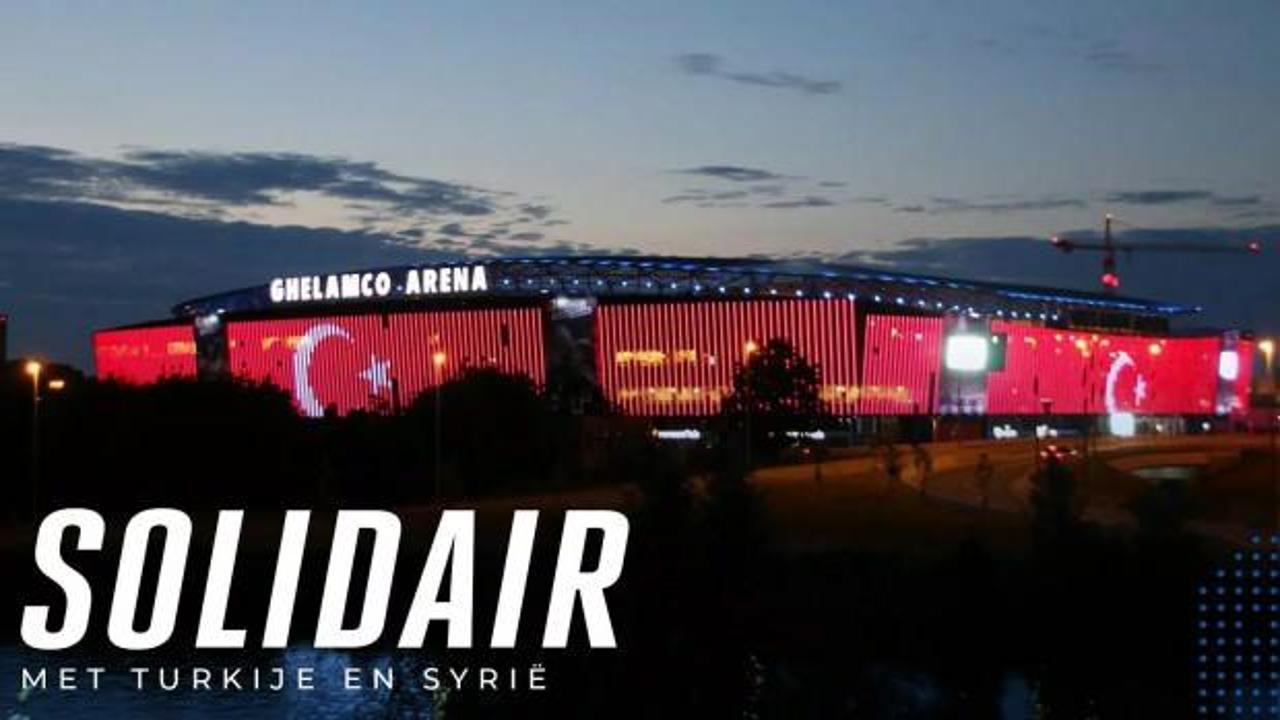 Gent, stadyumuna Türk Bayrağı yansıttı