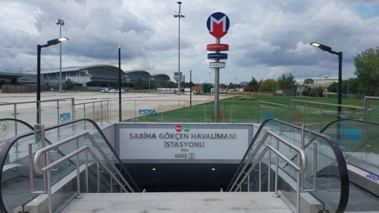 Sabiha Gökçen Havalimanı metrosu kesintisiz hizmet verecek