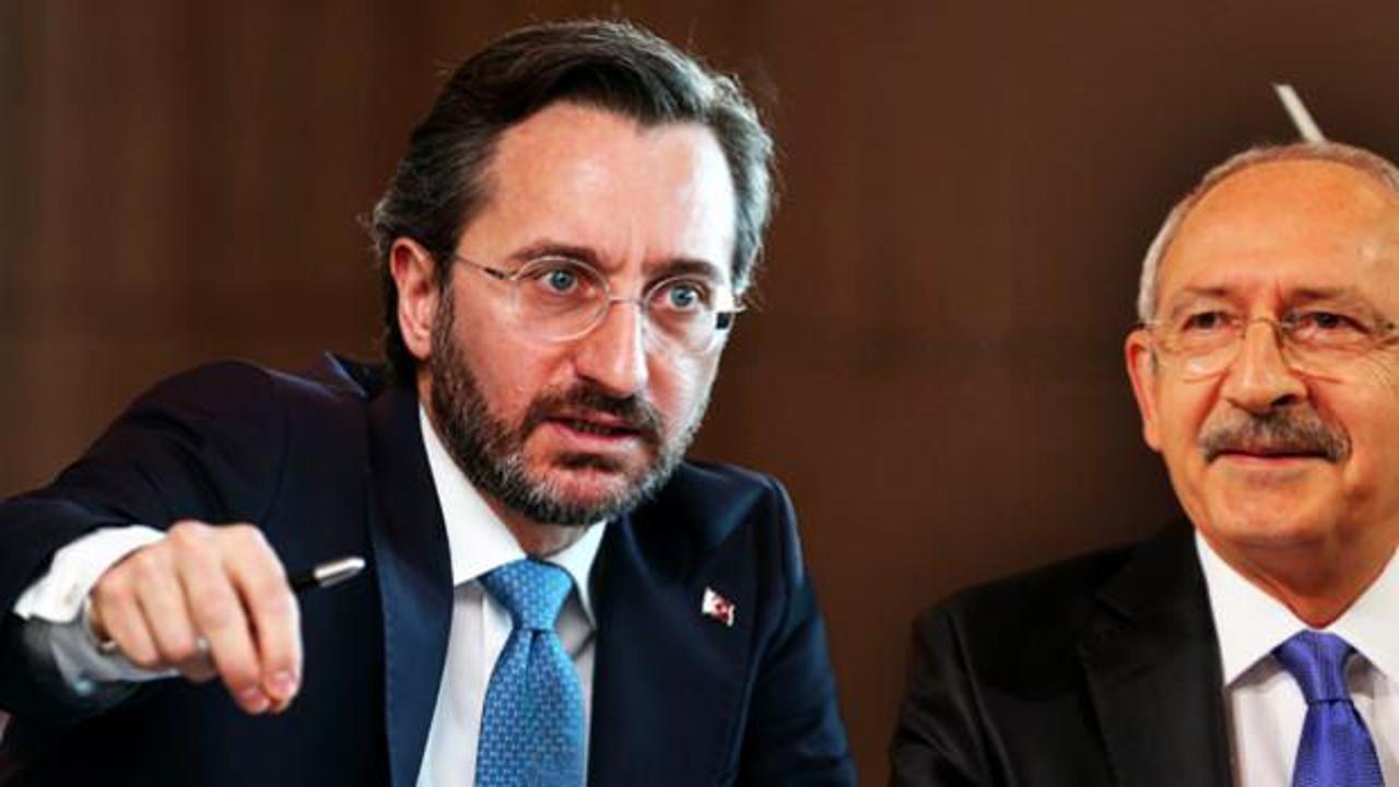 Cumhurbaşkanlığı İletişim Başkanı Altun'dan, Kılı&ccedil;daroğlu'na sert tepki!