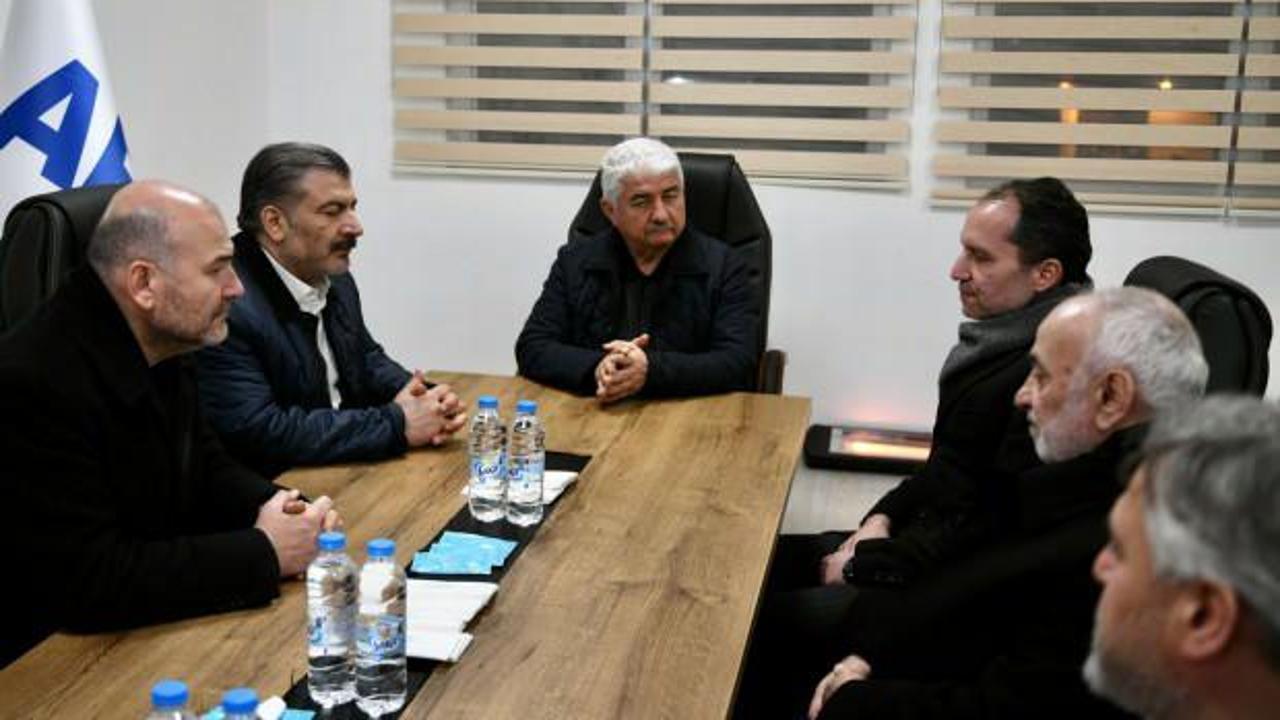 Fatih Erbakan, Bakan Soylu ve Fahrettin Koca ile görüştü