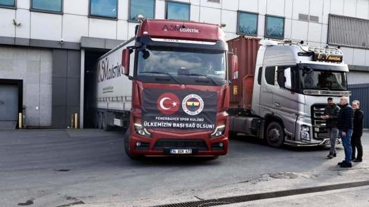Fenerbahçe'nin 38. yardım tırı yola çıktı