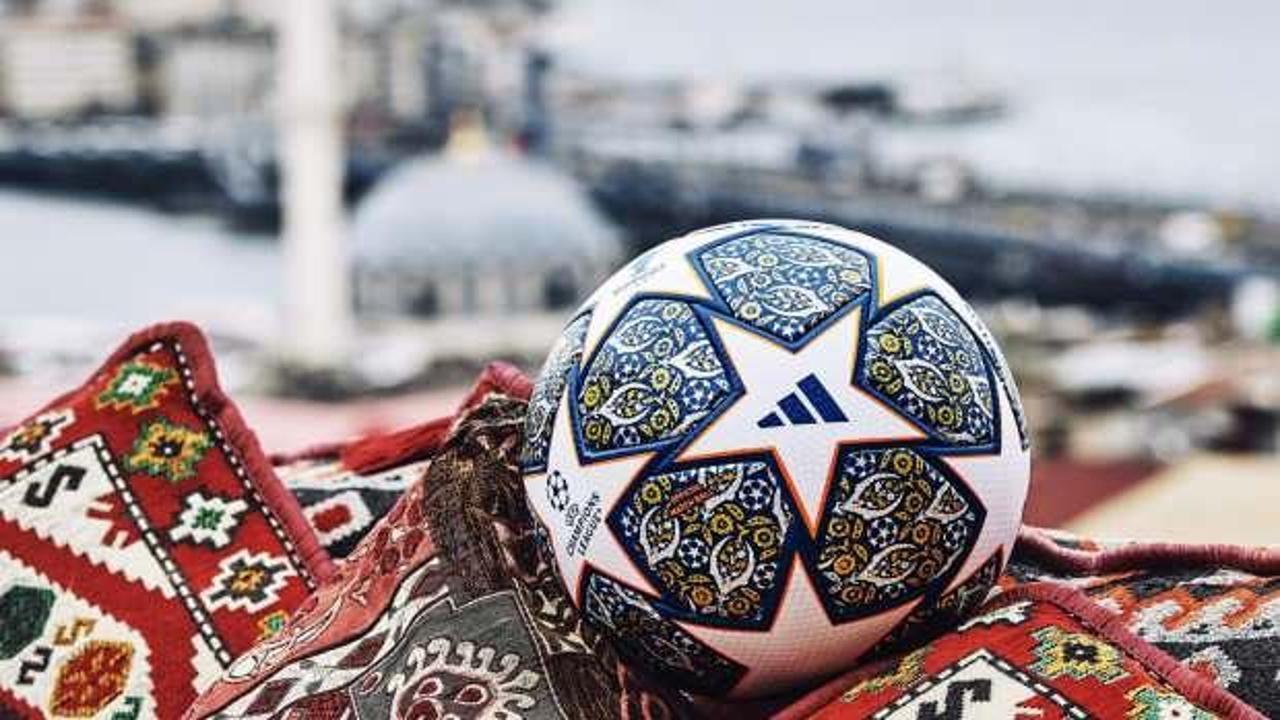 Şampiyonlar Ligi finalinin topu tanıtıldı! Türk motifleri dikkat çekti