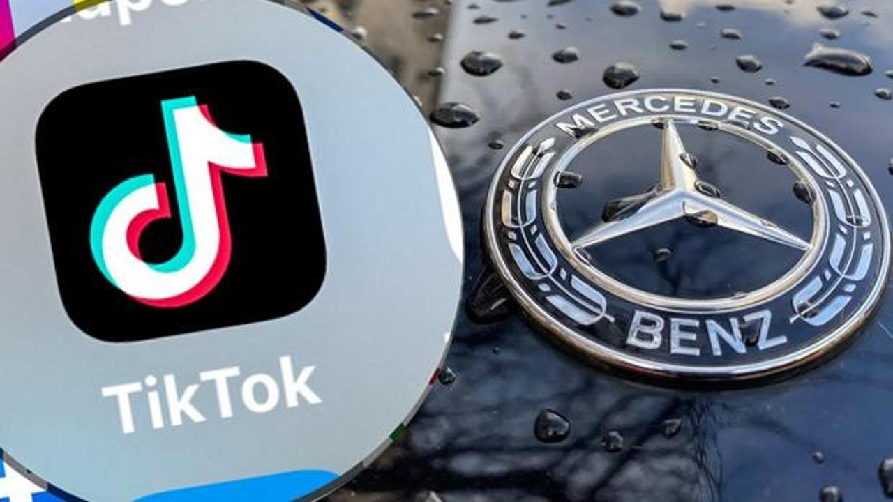 Mercedes otomobillerine TikTok'u ekleyecek