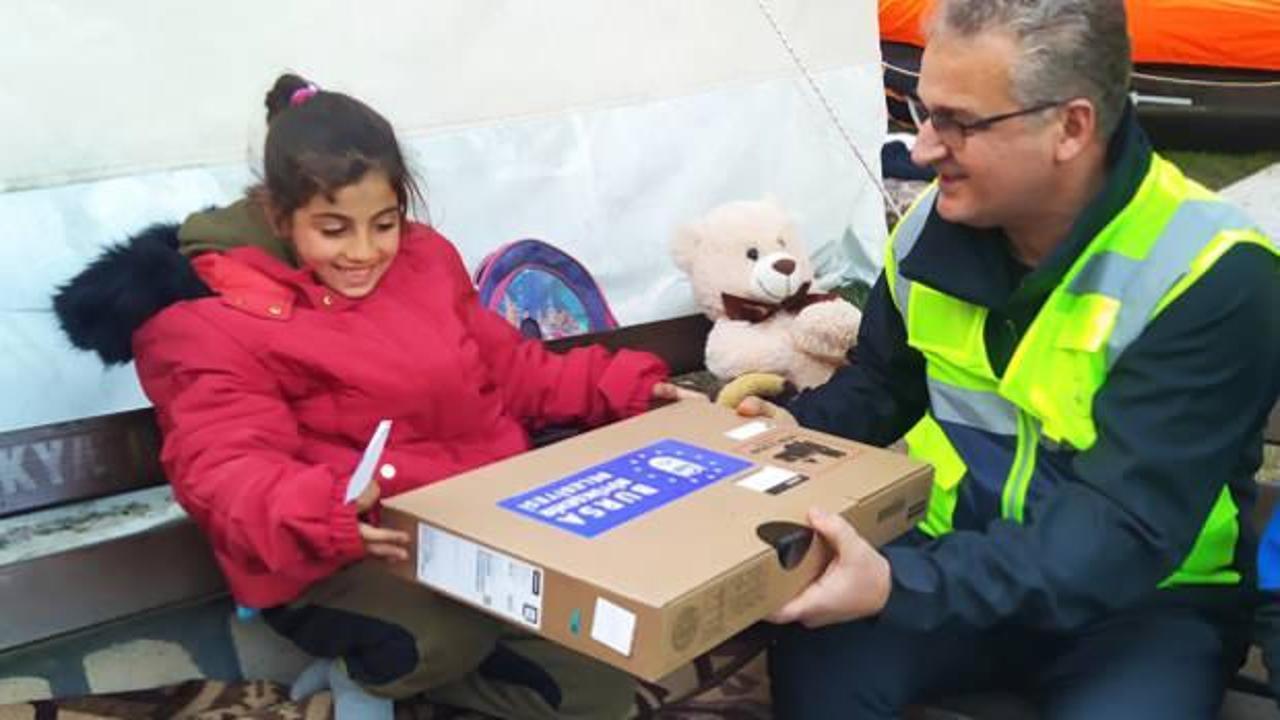 Tek bir şey istemişti! Depremzede minik Melek'in yüzünü Bursa Belediyesi güldürdü!