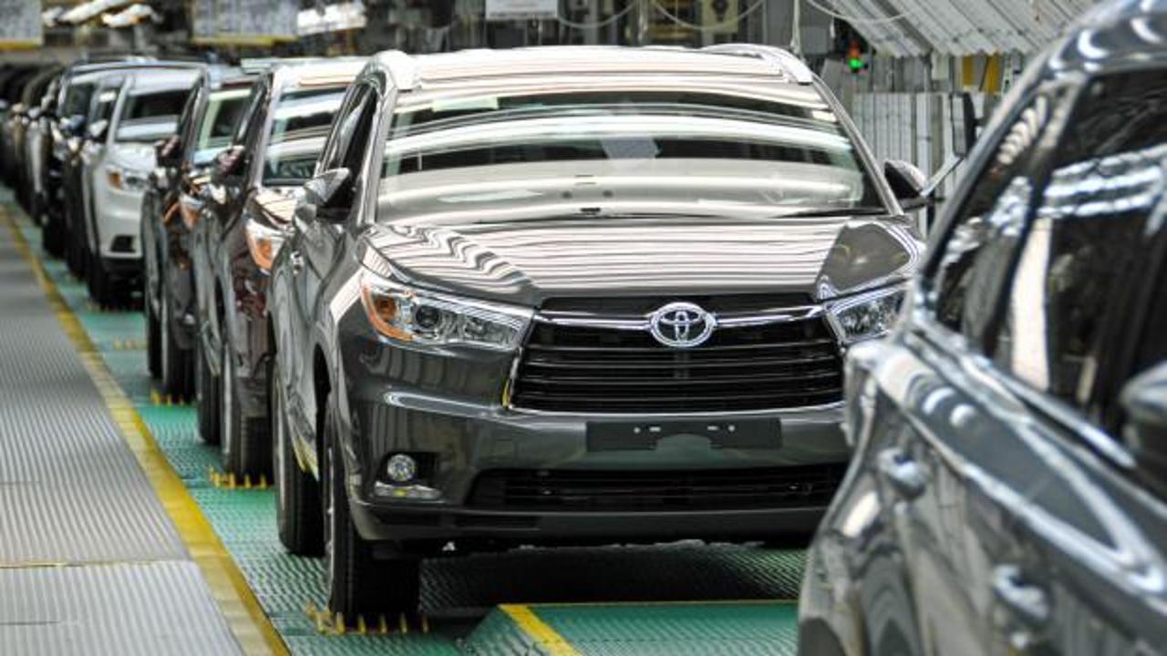Toyota'nın araç üretimi arttı