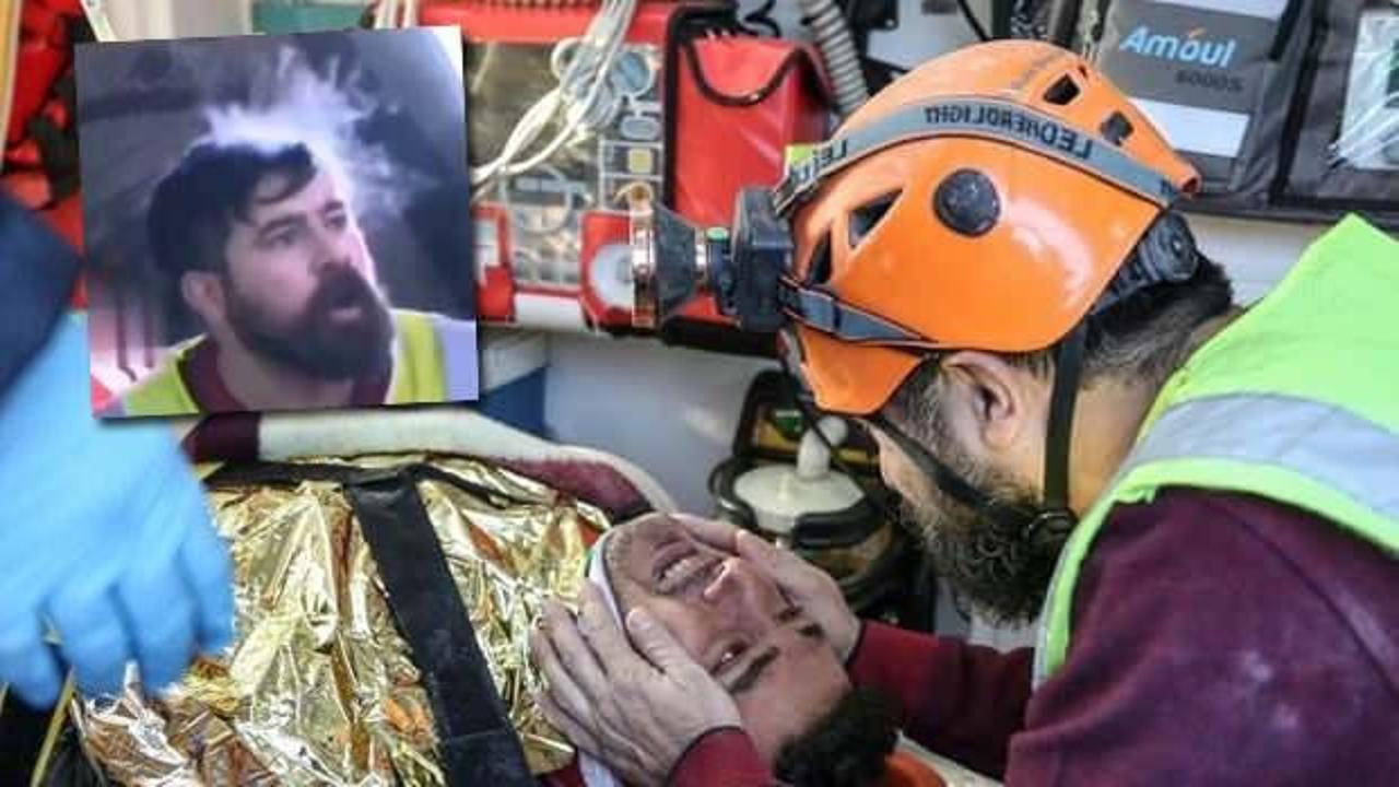 Bu fotoğrafın hikayesini anlattı: 101’inci saatte kurtardı, nikah şahidi olacak