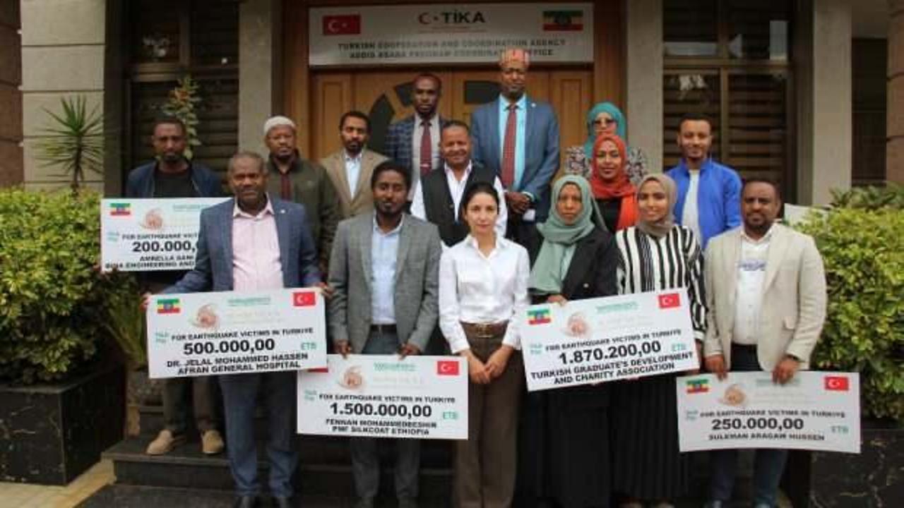İş savaş ve ekonomik krizle mücadele eden Etiyopya'dan Türkiye'ye anlamlı yardım