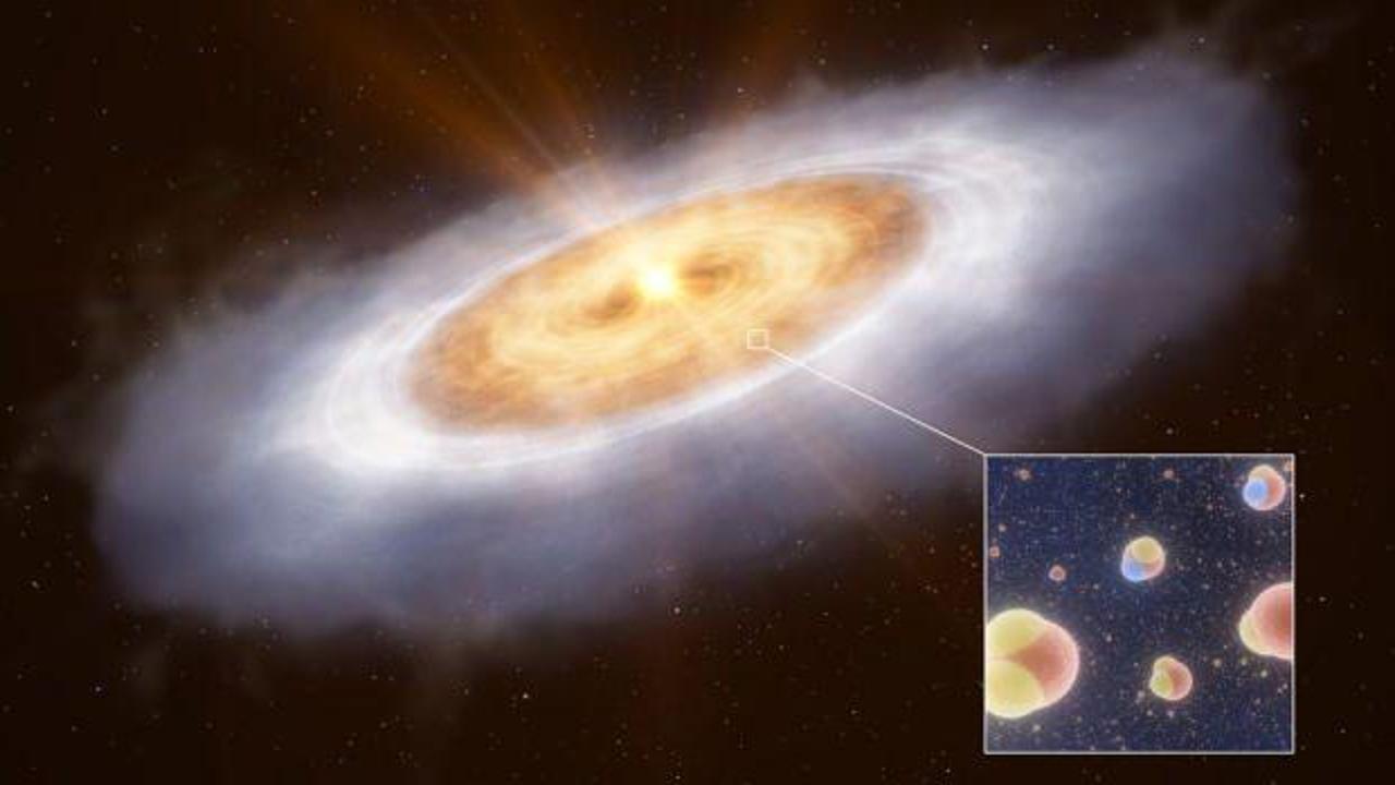 Gökbilimciler bir yıldızın etrafında dönen su molekülleri tespit etti!