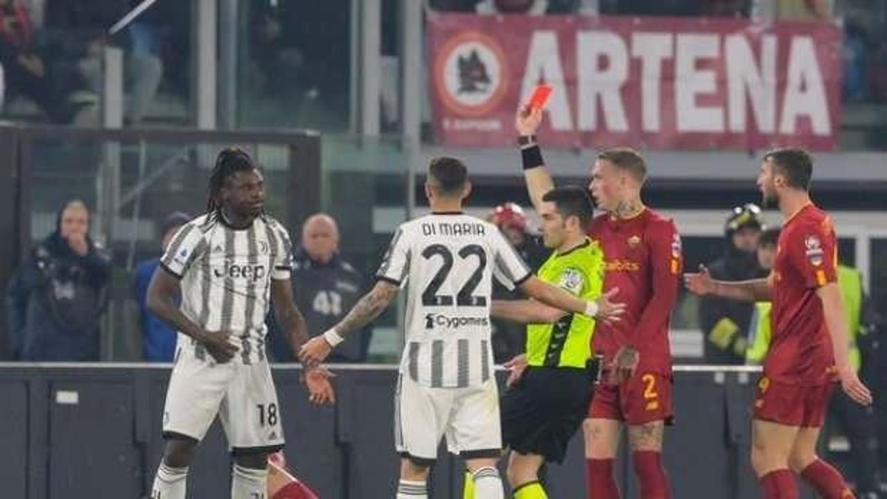Juventus'ta 40 saniyede kırmızı kart gören Kean'in cezası belli oldu