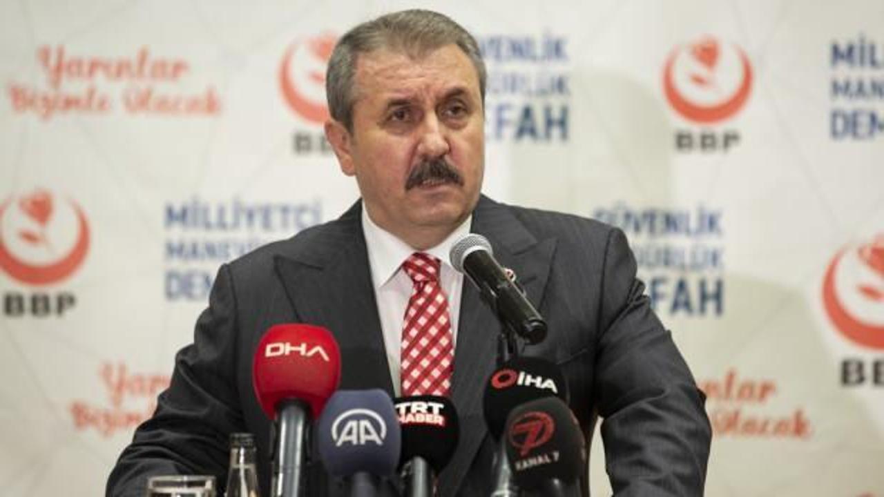 BBP lideri Mustafa Destici, oy oranı beklentilerini a&ccedil;ıkladı!