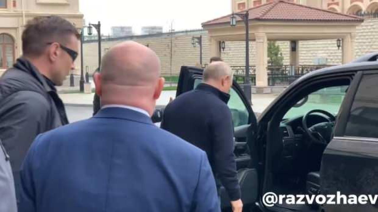 Putin Kırım’da: Arabasında dikkat çeken detay!