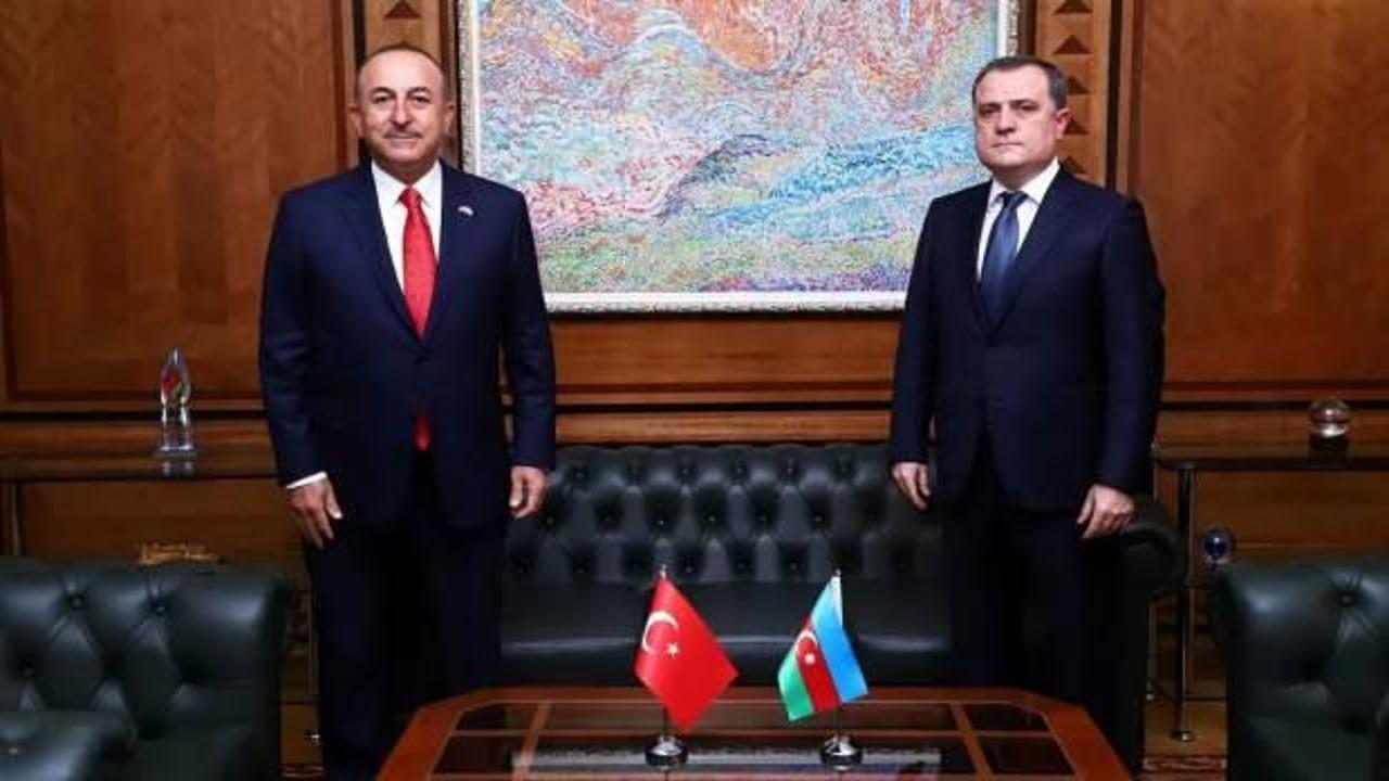 Çavuşoğlu, Azerbaycanlı mevkidaşı Bayramov ile görüştü