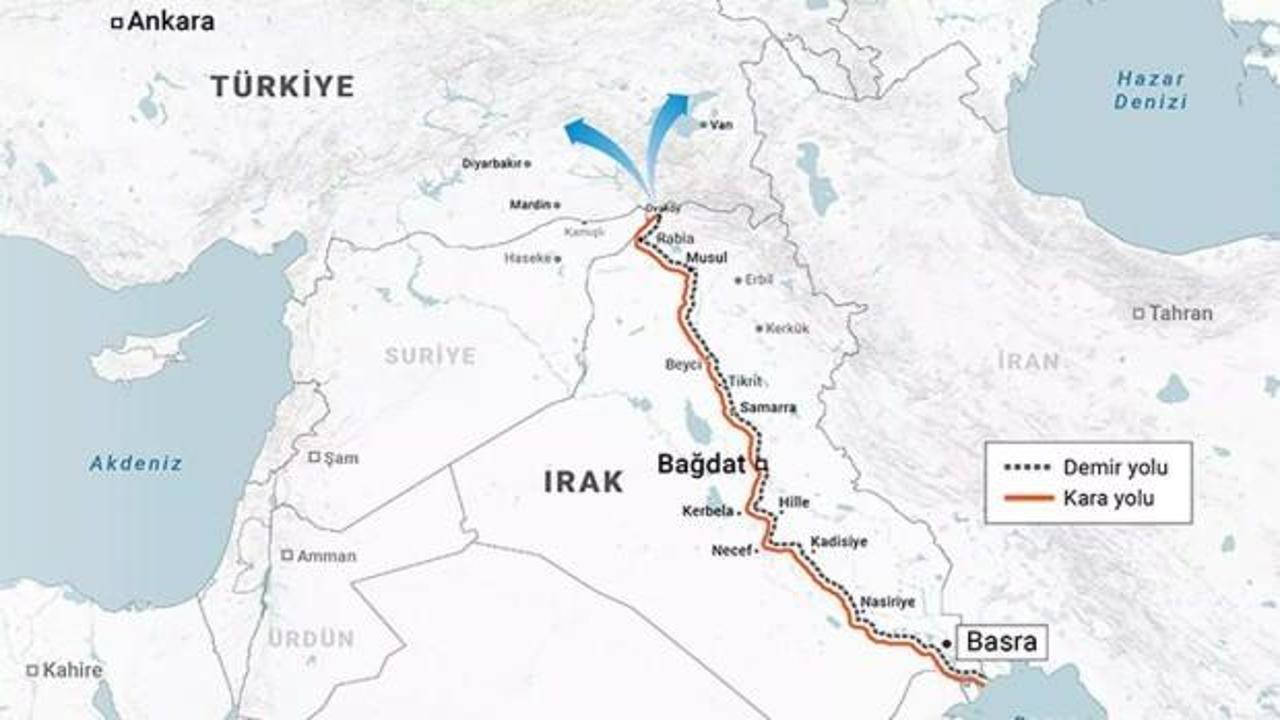 Irak ve Türkiye'den 'Kalkınma Yolu Projesi' hamlesi