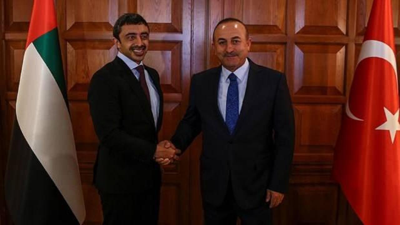 Bakan Çavuşoğlu, BAE'li mevkidaşı El Nahyan ile görüştü