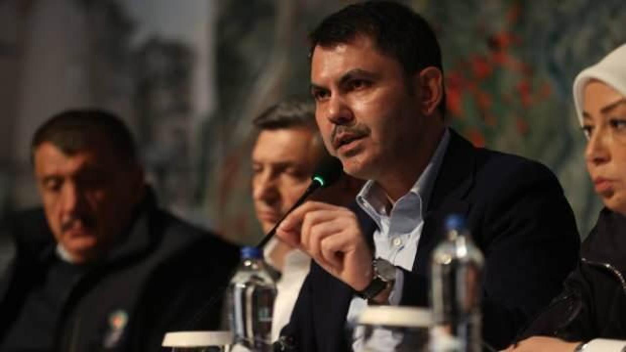 Bakan Kurum: Afete karşı tedbir almak i&ccedil;in &ccedil;alışıyoruz