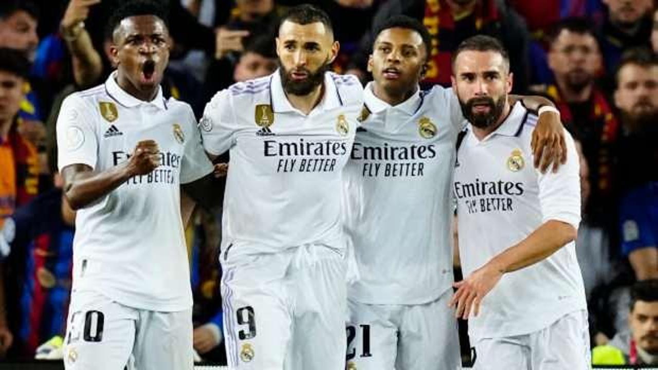 El Clasico'da Benzema resitali! Real Madrid'den gol yağmuru