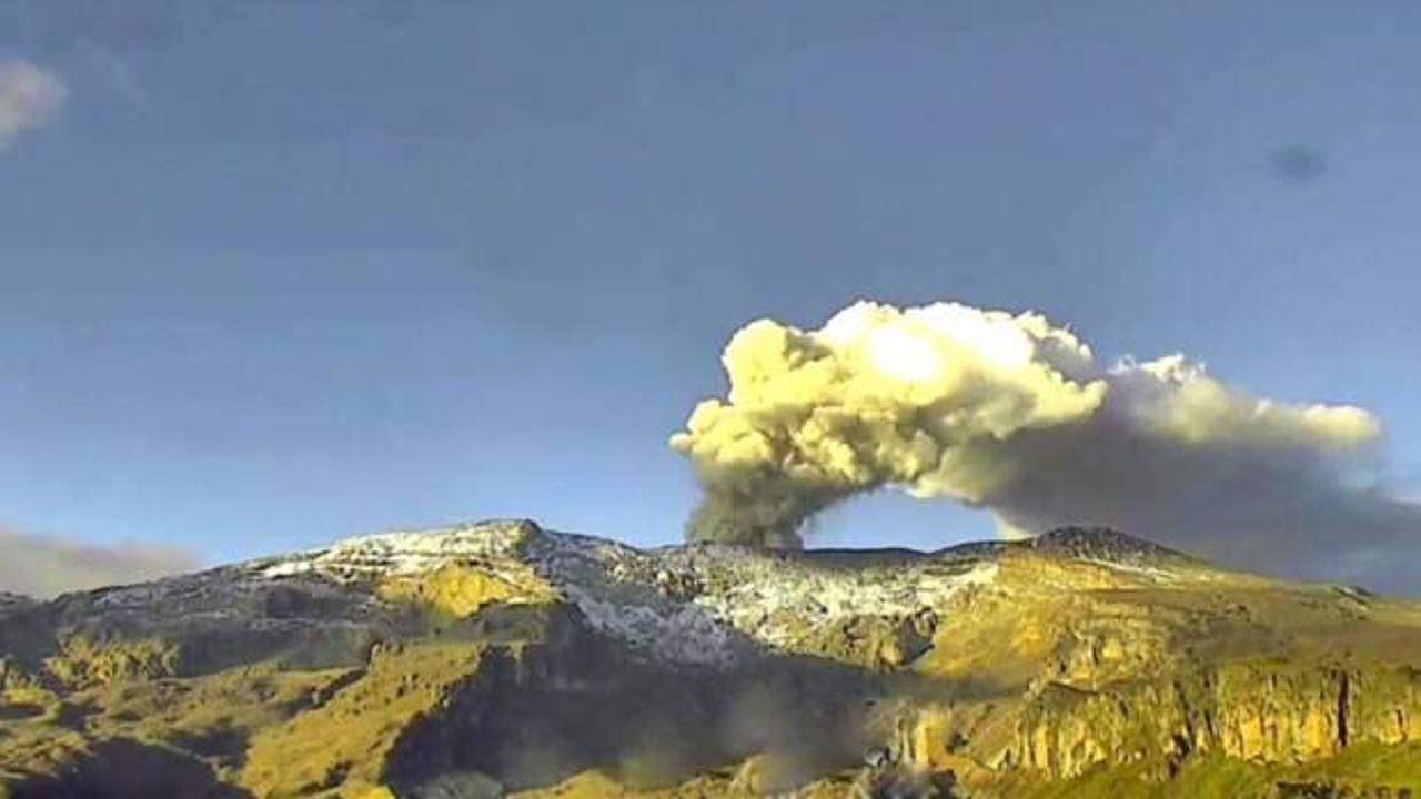 Kolombiya'daki Nevado del Ruiz Yanardağı'nda patlama riski devam ediyor