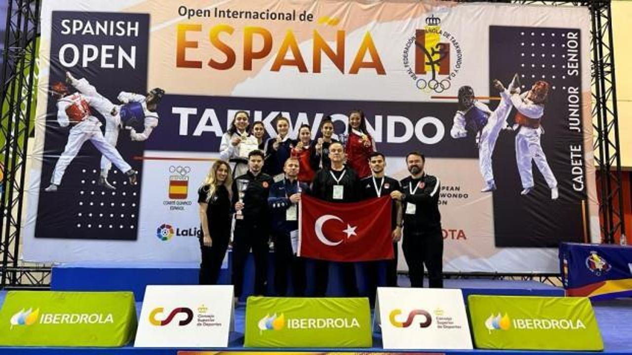 Milli sporculardan İspanya'da 3'ü altın 5 madalya!