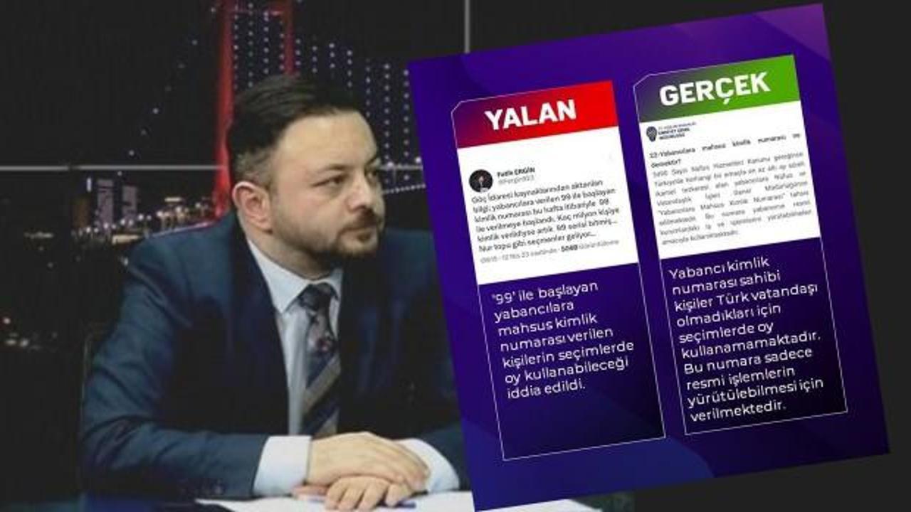 Yeni &Ccedil;ağ Gazetesi Haber M&uuml;d&uuml;r&uuml; Fatih Ergin'den yabancı kimlik numarası yalanı