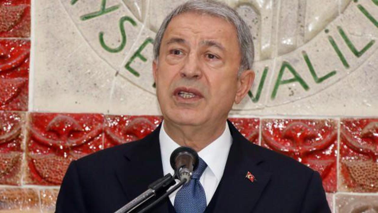 Bakan Akar: Bu beladan asil milletimizi kurtaracağız!