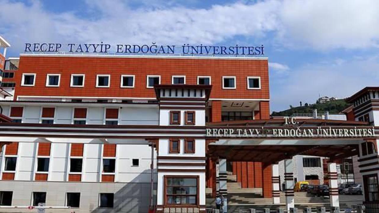 Recep Tayyip Erdoğan Üniversitesi 60 KPSS ile personel alıyor!