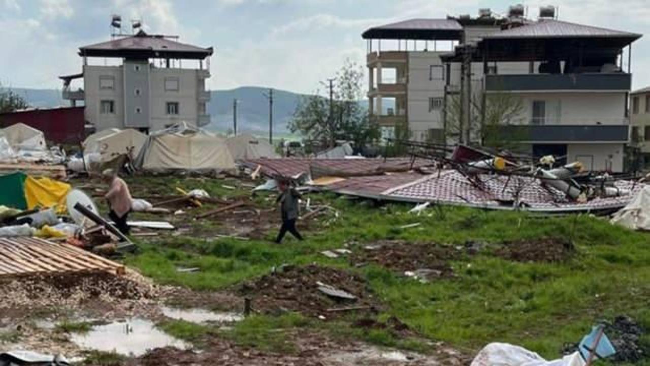 Son Dakika... Kahramanmaraş Pazarcık'ta hortum: 1 ölü, 34 yaralı