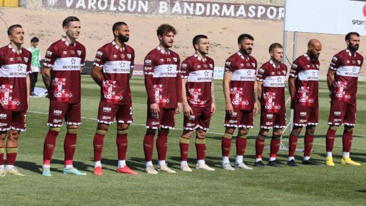 Bandırmaspor'da 7 futbolcu kadro dışı bırakıldı