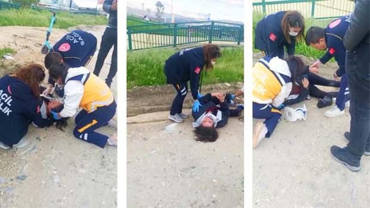 Bursa'da başıboş k&ouml;pekler gen&ccedil; kıza saldırdı