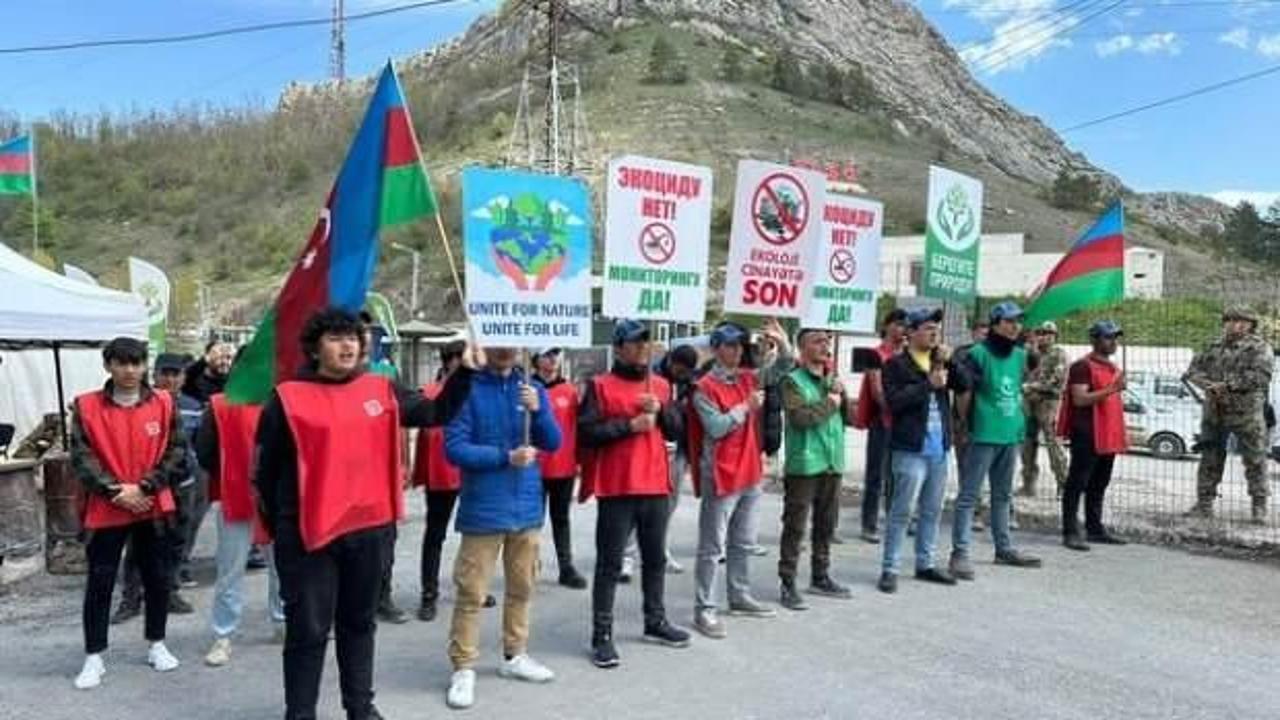 Ermenilerin ekolojik katliamı durduruldu! Şuşa'da eylem devam ediyor