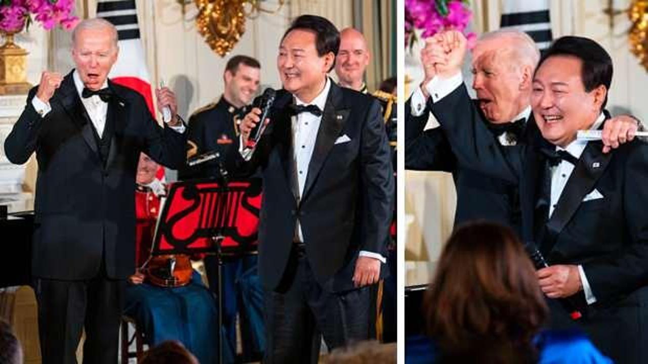 G&uuml;ney Kore liderinden Biden'a serenat