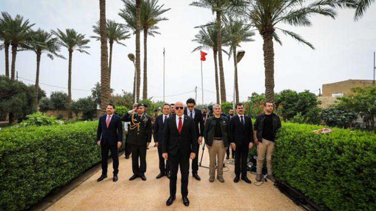 Kut'&uuml;l Amare Zaferi'nin 107. yılında şehitler Kut'ta t&ouml;renle anıldı