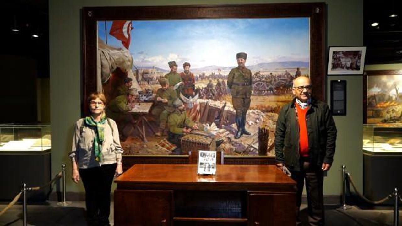 Panorama 25 Aralık M&uuml;zesi&rsquo;nde eşsiz bir eser daha g&ouml;r&uuml;c&uuml;ye &ccedil;ıktı